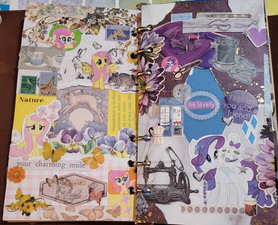 Fluttershy and Rarity Spreads